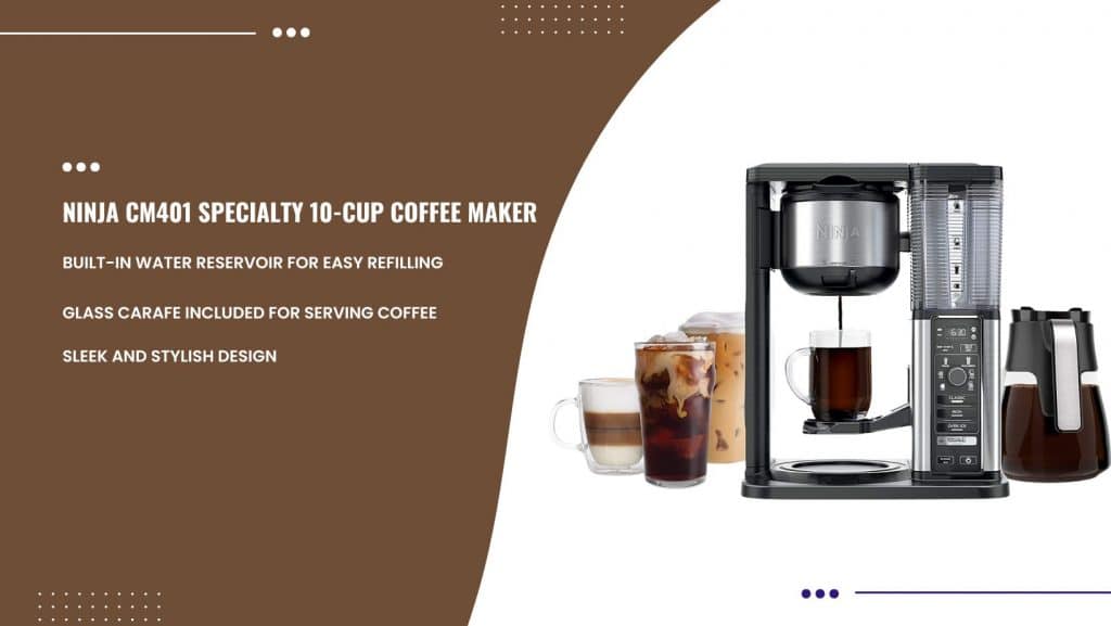 NINJA CM401 SPECIALTY 10-CUP COFFEE MAKER